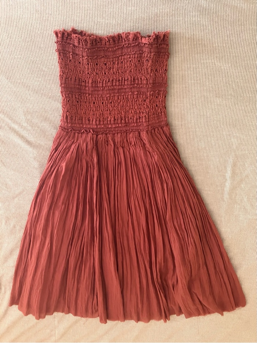 Free People Raven Convertible Maxi Skirt in Rusty Rose XS